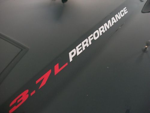 3.7L Performance Hood Vinyl Decal for Jeep Liberty 2002-2012