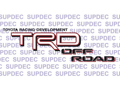 TRD Off Road Tacoma Tundra Quarter Panel Decals Stickers Off Road