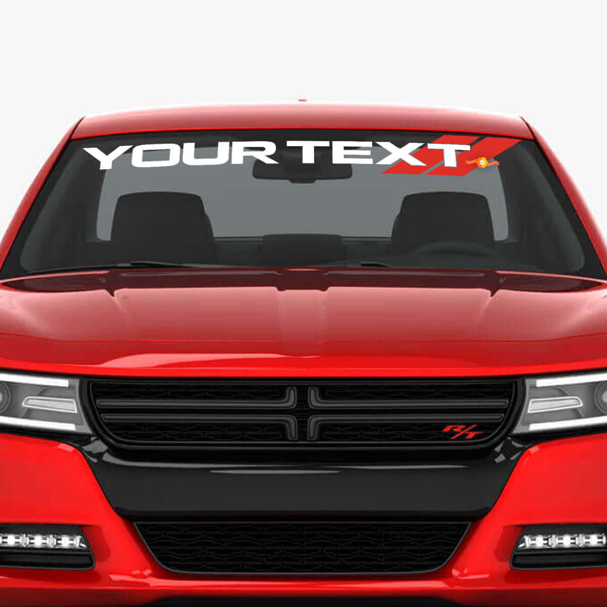 Custom Text Vehicle Windscreen Sticker Logo Vinyl Decals Graphics For Dodge