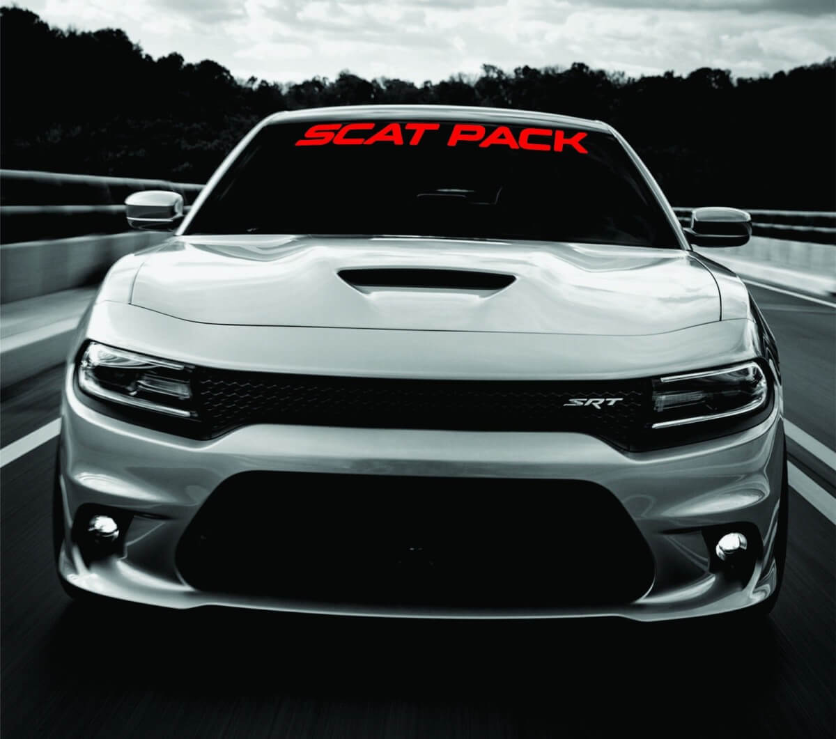 Scat Pack Windshield Vinyl Decal Sticker for Dodge Charger 2011-2017