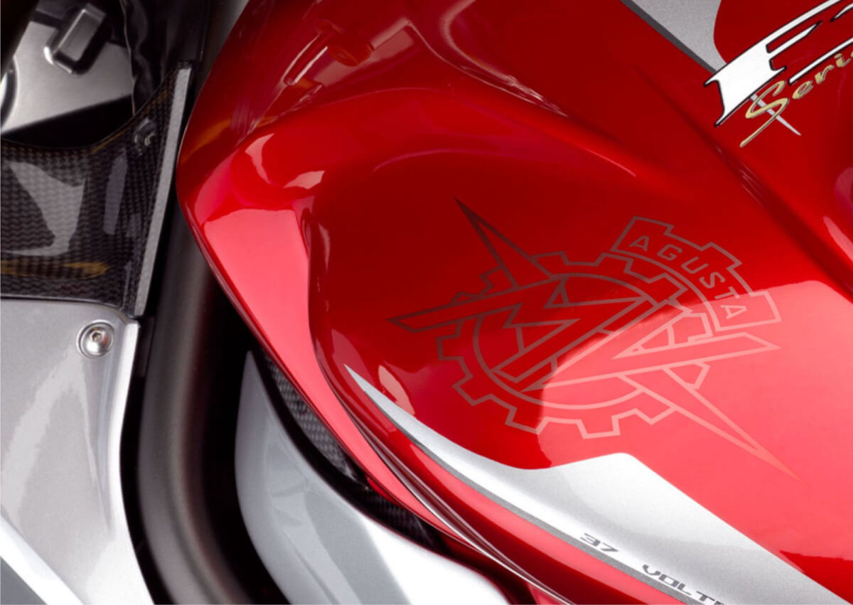 MV Agusta Gears Logo Universal Vinyl Decal Sticker for Motocyrcle