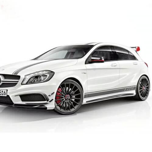 Racing Stripes Full Kit Vinyl Decal for Mercedes-Benz A45 AMG