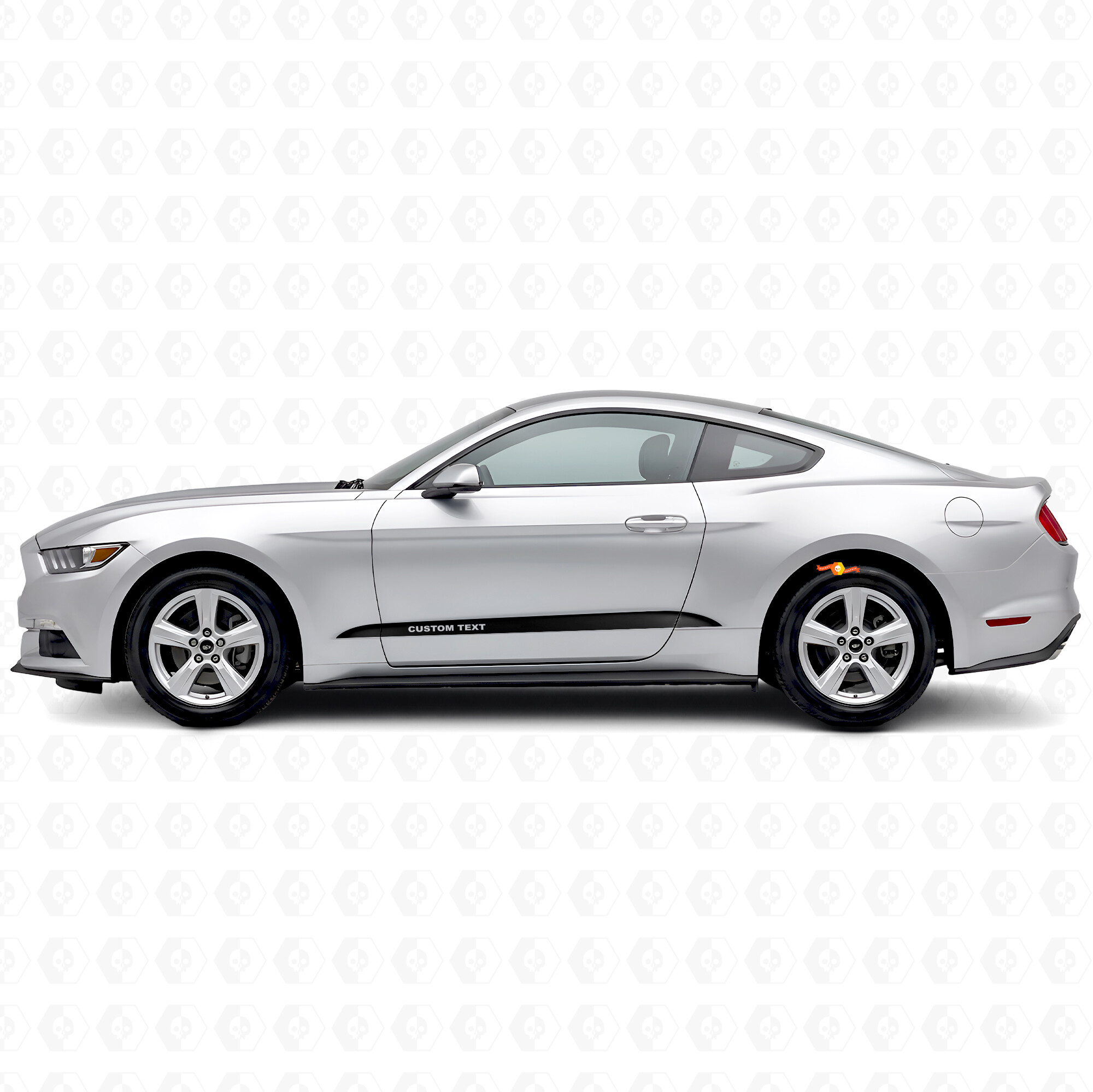 Custom Stripes Lower Side Vinyl Decal Kit for Musclecar Musclecarmodel 2015-2020