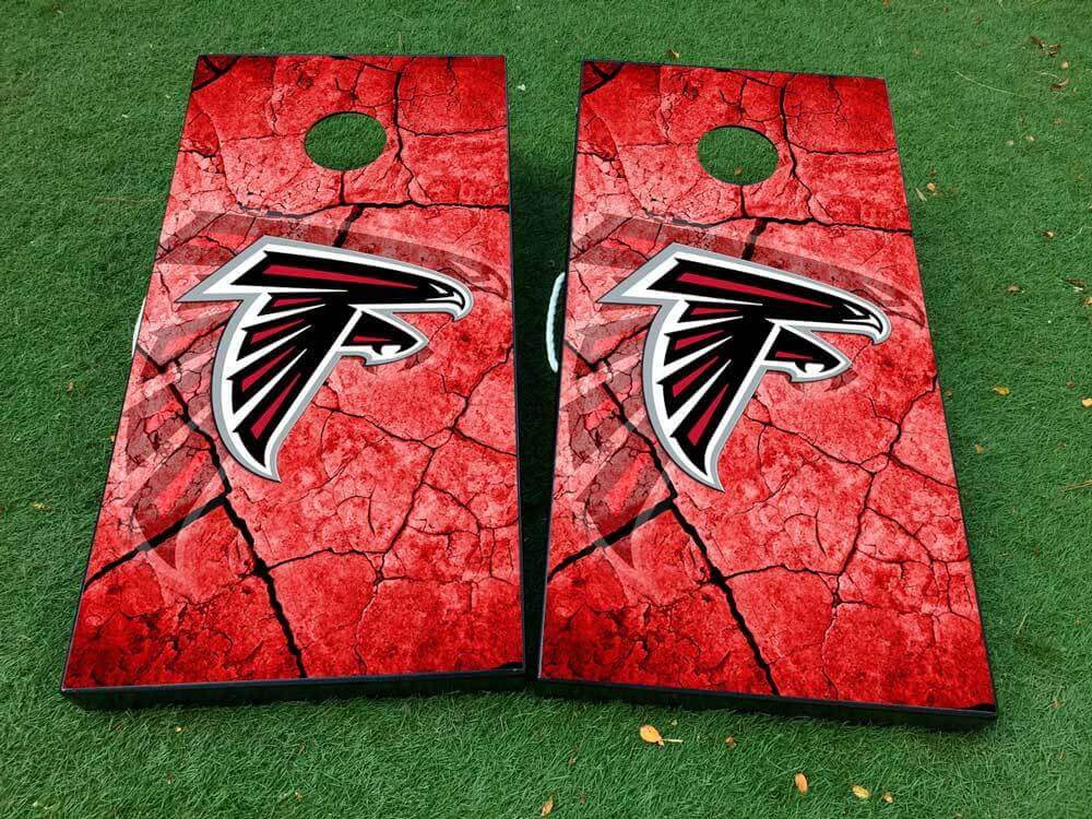 Atlanta Falcons football Cornhole Board Game Sticker Decal VINYL WRAPS with LAMINATED 2