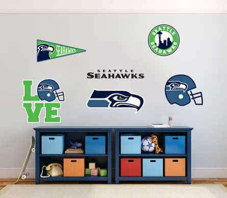 The Seattle Seahawks NFL Fan Vinyl Decals Stickers For Car & Wall