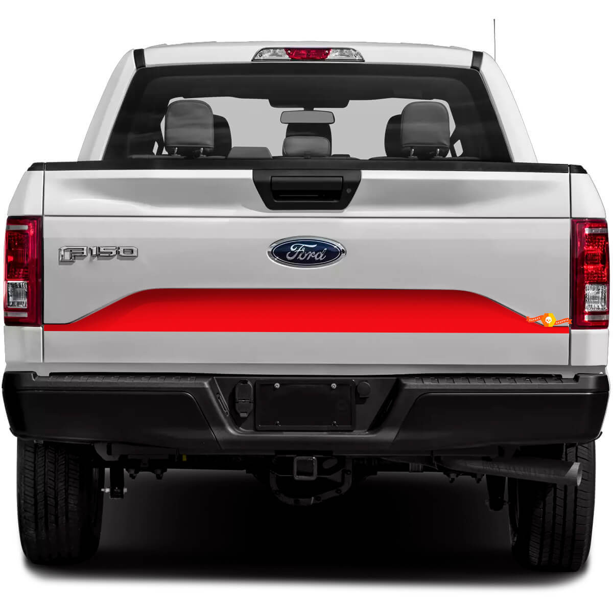 Lower Tailgate Panel Accent Stripe Vinyl Decal for Musclecar Truck