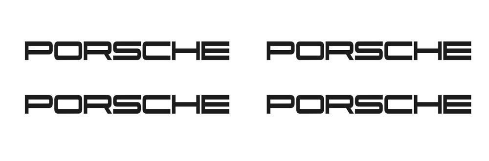 4 Porsche Door Handle for Cayenne Panamera Boxter 911 Emblems Decals Stickers