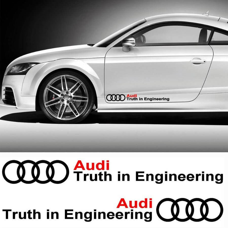 Truth in Engineering Audi Motor Sports Decal Sticker 3