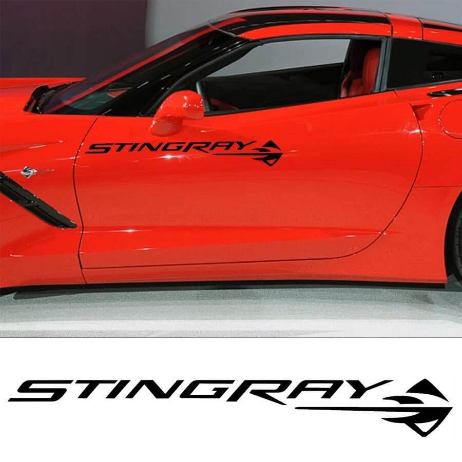 Stingray Side Door Vinyl Decal Set for Chevrolet Corvette