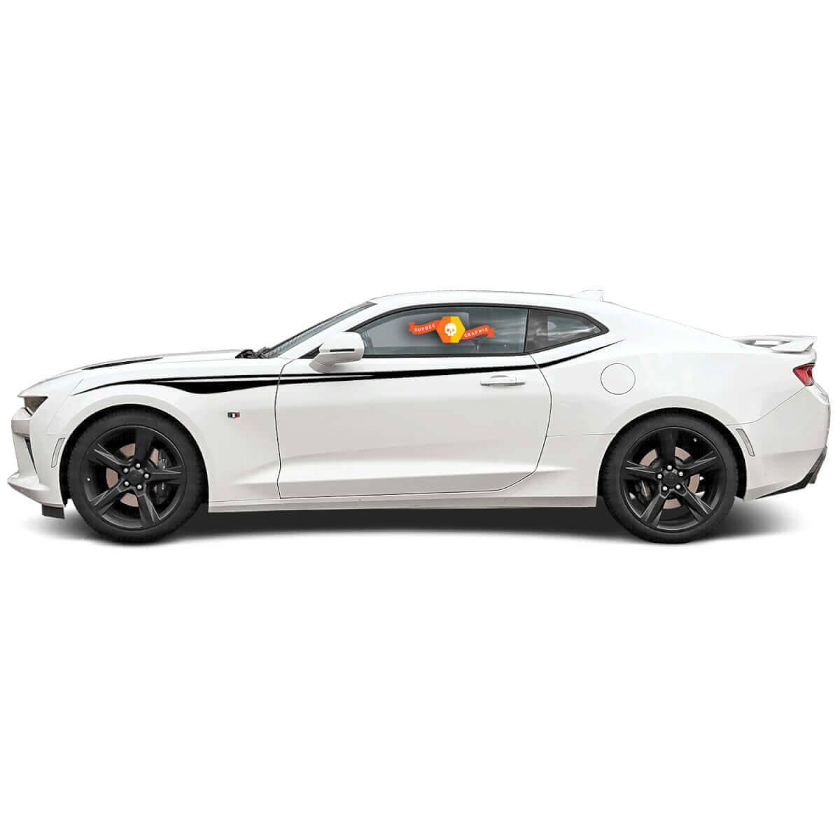 Custom Tribal Side Stripes Vinyl Decal Kit for Chevrolet Camaro 2016-2017