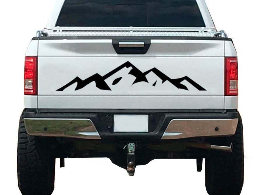 Mountain Nature Forest Graphic Sticker Decal Vinyl Fits Tailgate Trailer Caravan Camper 4275