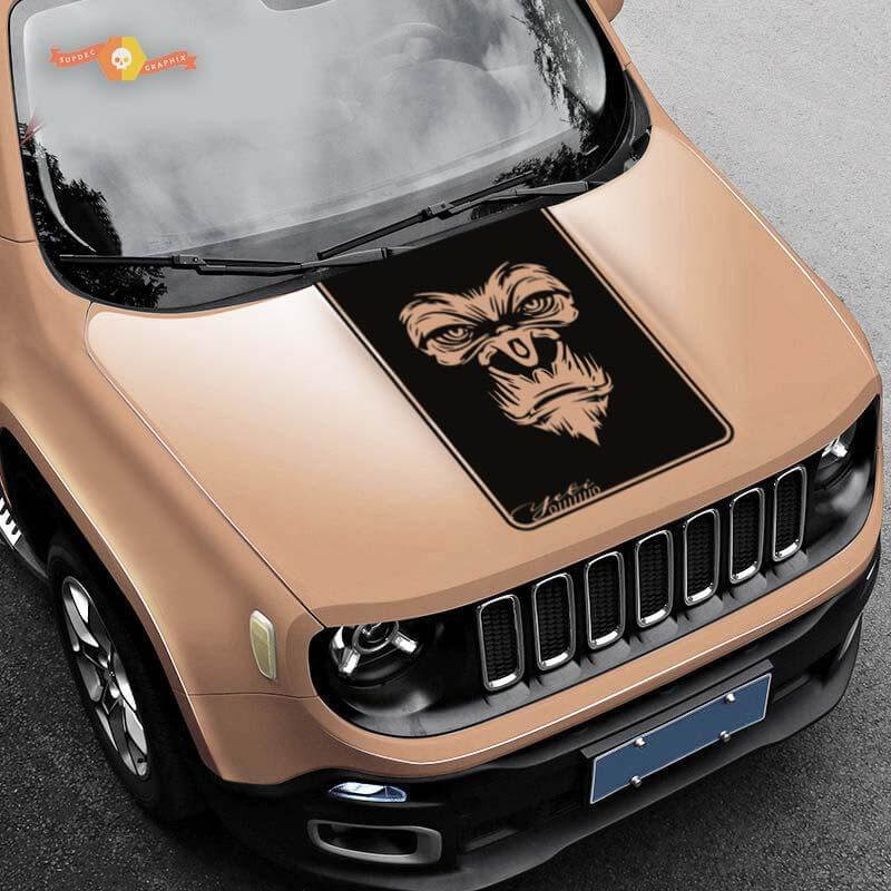 Jeep Renegade Hood Yeti BigFoot Graphic Vinyl Decal Sticker Side SUV