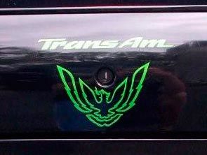Trunk Lock Bird Decal Set for Pontiac Firebird Trans Am WS6