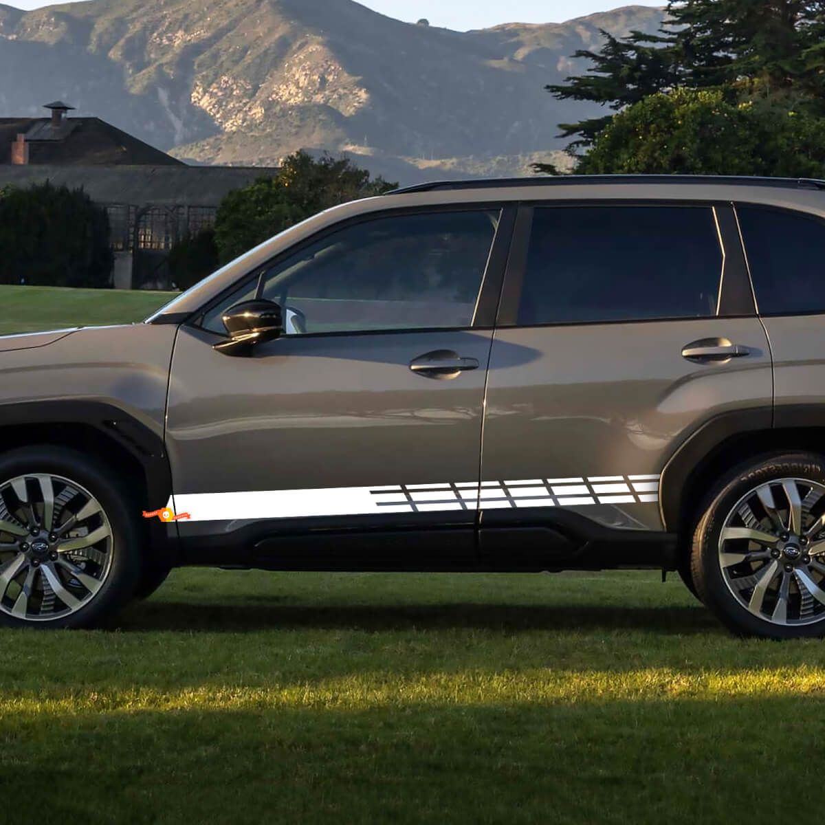 Multiple Color Graphics Crosstrek Suba Forester Car Racing Art Decal Sticker