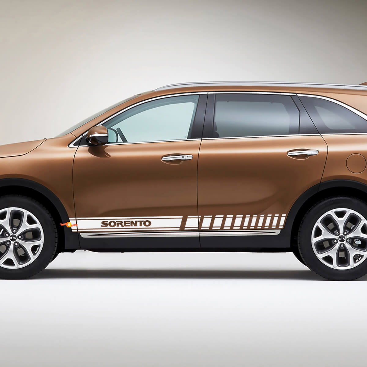 Side Racing Stripes Vinyl Decal Sticker fit to Kia Sorento
