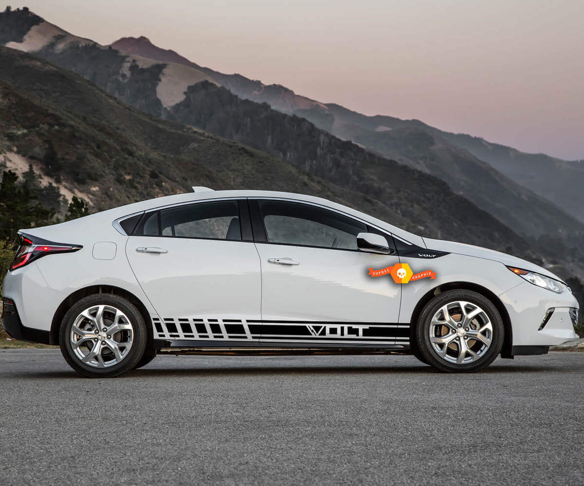 2X Multiple Color Graphics Chevrolet Volt Symbol Car Racing Vinyl Decal Sticker
