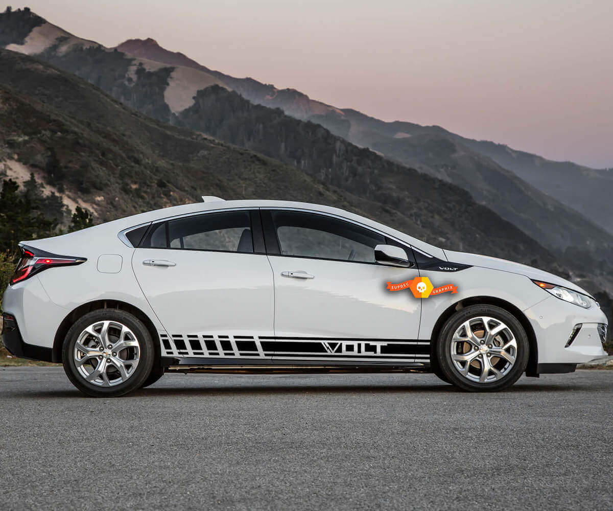 2X Multiple Color Graphics Chevrolet Volt Symbol Car Racing Vinyl Decal Sticker
