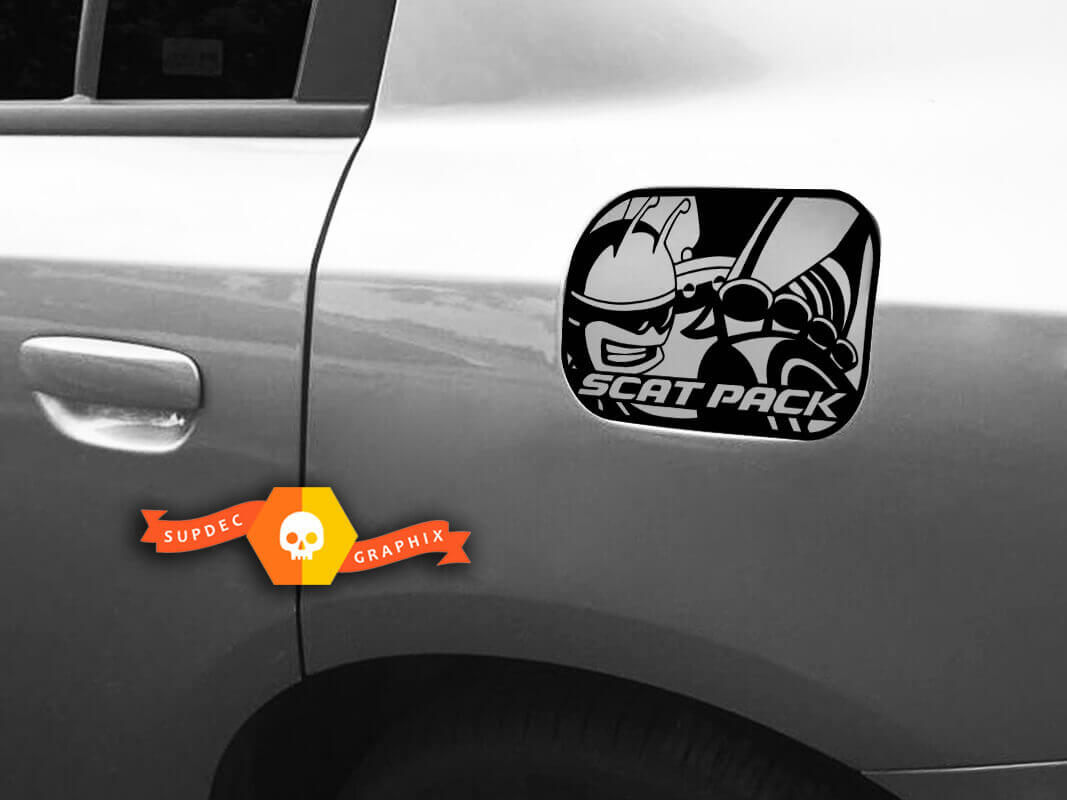 Gas Door Sticker Decal emblem badge for Dodge Charger 2016-2018