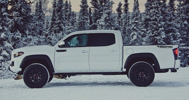 TRD PRO Toyota Racing Development Tacoma Tundra Bed Side Vinyl Decals Stickers