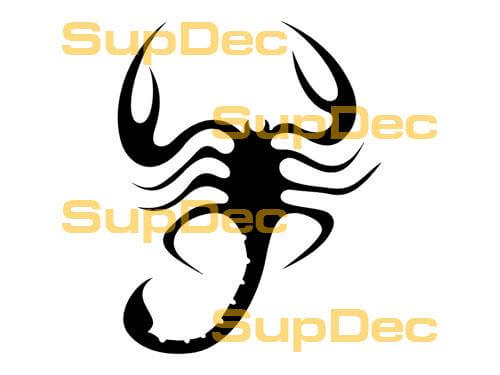 Scorpion Vinyl Art Wall Window Bathroom Sticker Decal #2
