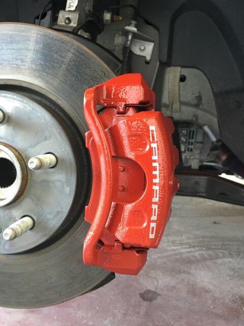 Camaro Curved Brake Caliper Vinyl Decal Sticker (Any Color) Set Of 8
