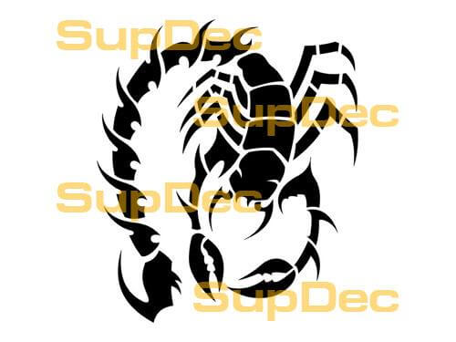 Scorpion Vinyl Art Wall Window Bathroom Sticker Decal #6
