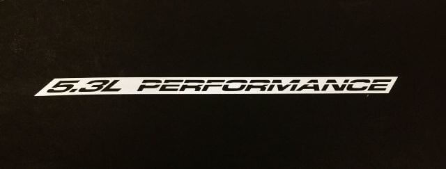 Pair 5.3L Hood Stickers Decals Fits Chevy Silverado GMC Sierra Malibu
