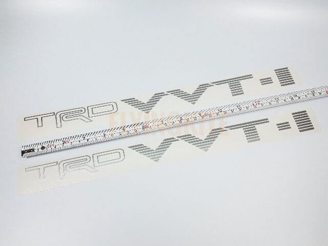 TRD VVT-i Style Vinyl Decal Set for Toyota Corolla Yaris Scion GT86