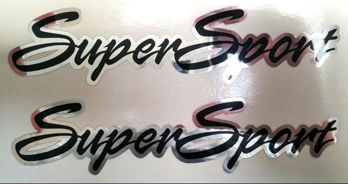 2 Super Sport Stickers Decals Rally Sport Chevy Camaro Chevrolet SS  WOW
