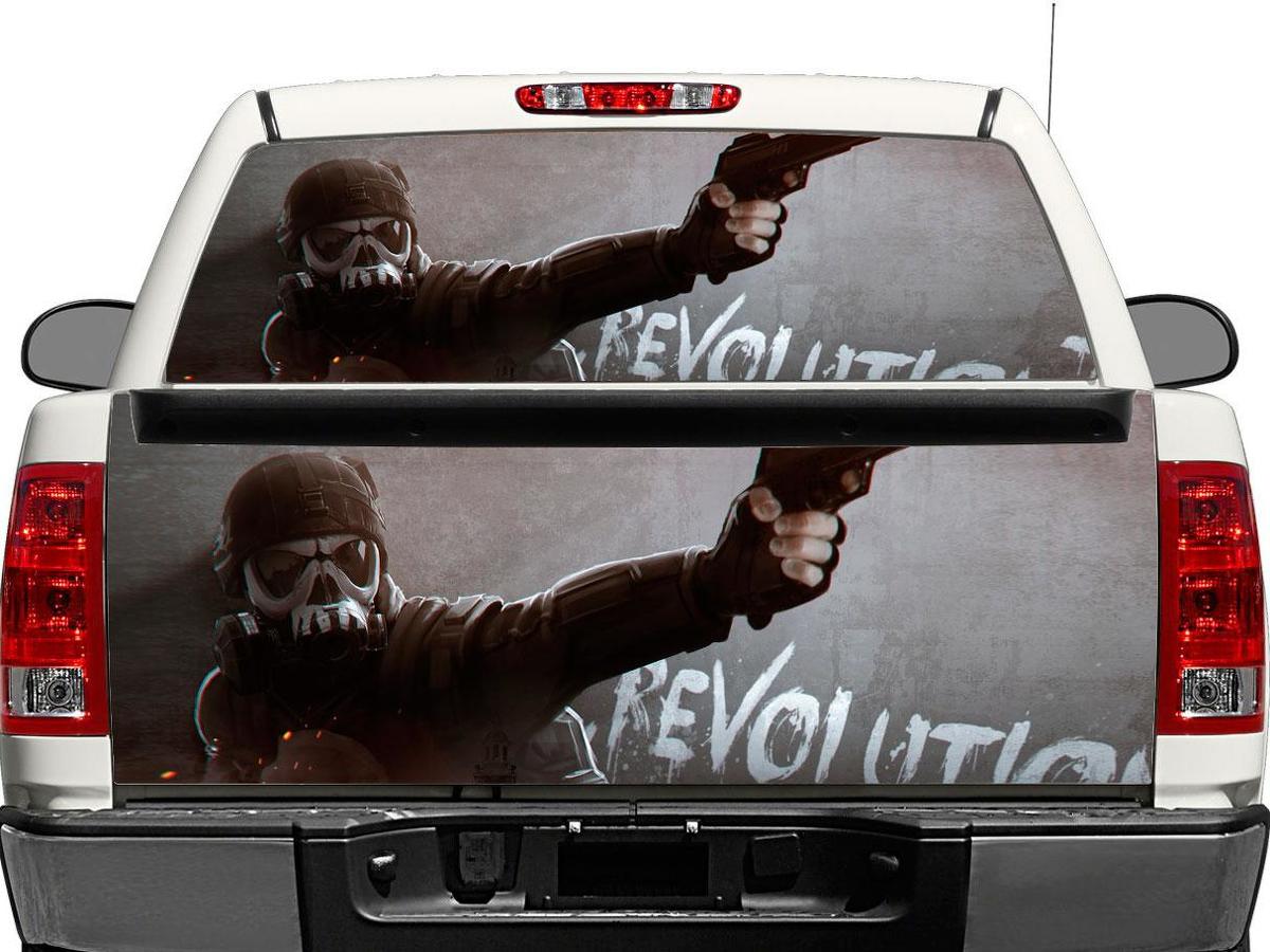 Homefront Revolution Rear Window OR tailgate Decal Sticker Pick-up Truck SUV Car