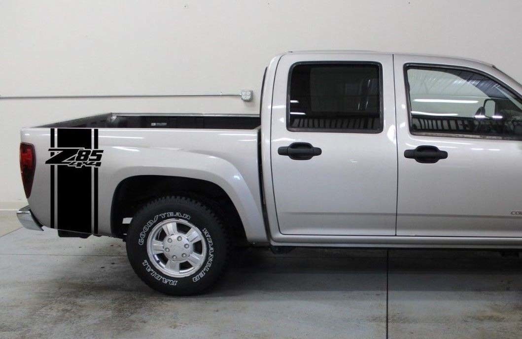 Chevrolet Z85 4x4 Bed Stripe Sticker Decal Set of (2) for CHEVY GMC Pickup Truck
