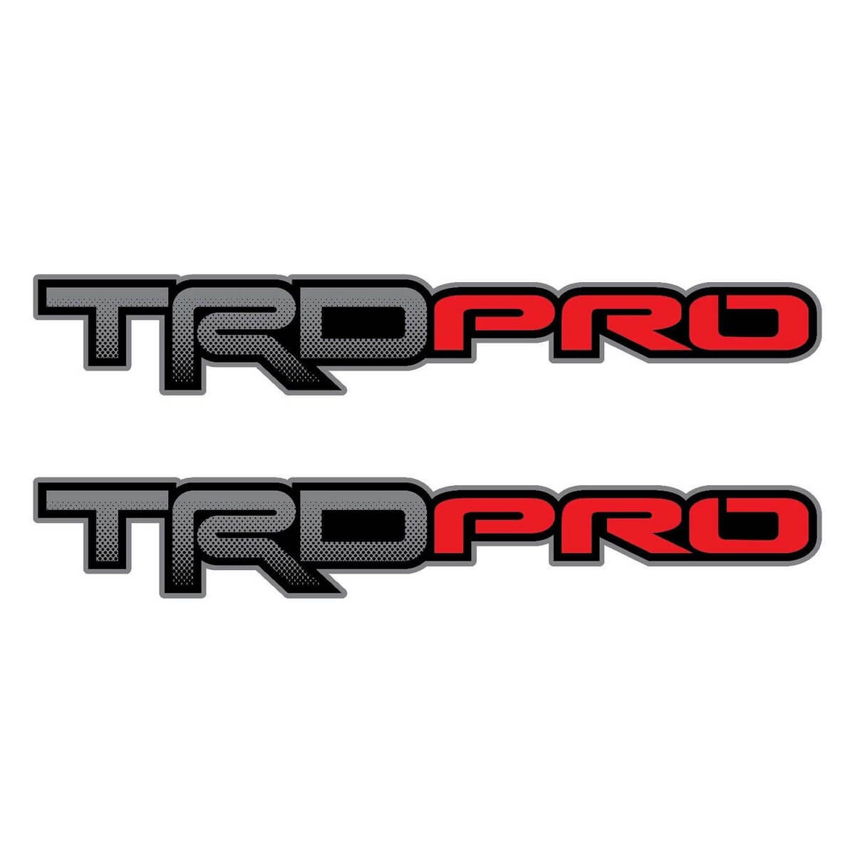 TRD Pro Style Vinyl Decal Set for Toyota Tacoma Tundra