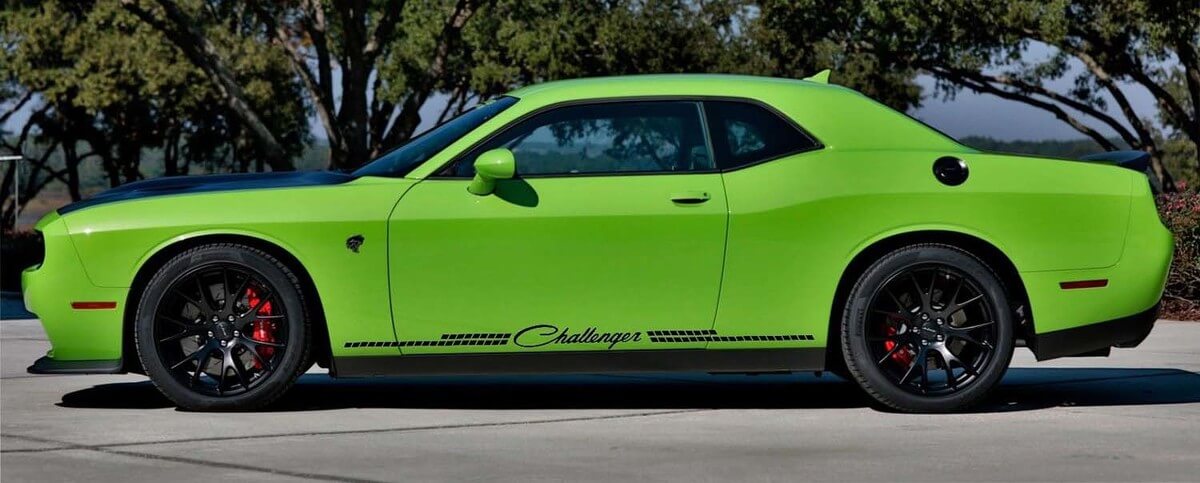 Dodge challenger 2008-2018 side vinyl graphics decals kit stickers