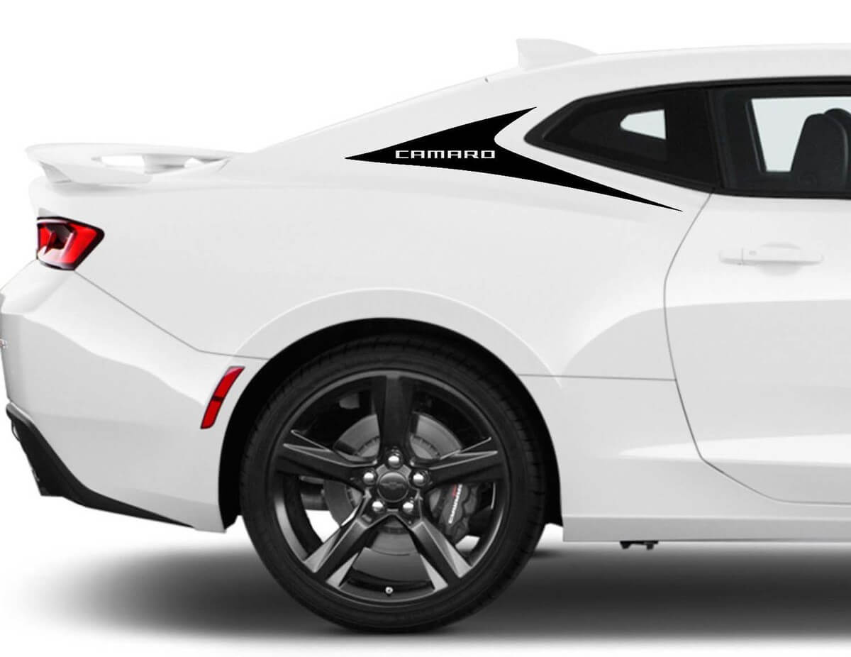 C-Pillar Accent Vinyl Graphics Stickers Decals Stripes for Camaro 2016 - 2018
