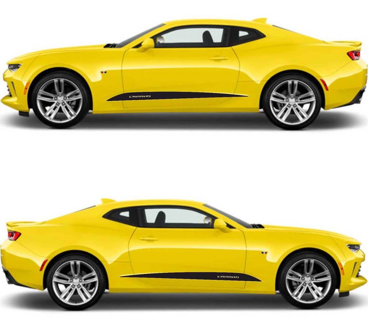 Decorated Side Stripes Vinyl Decals Kit for Camaro 2016-2018