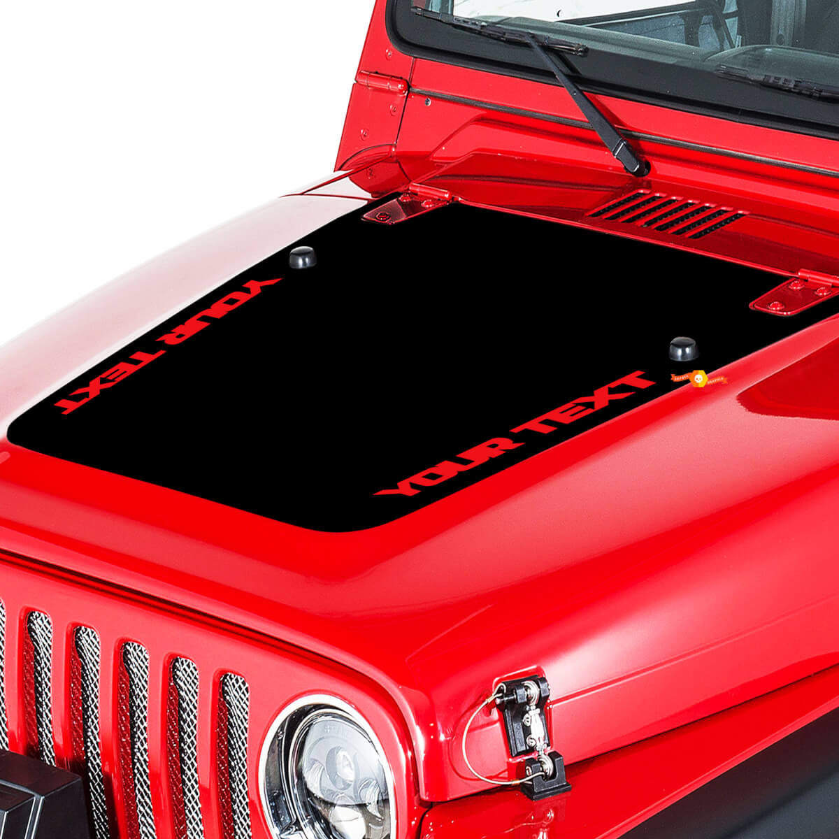 Jeep Wrangler (1999-2006) Custom Vinyl Hood Sticker Decal Kit - Wrangler
