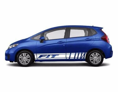 2X Multiple Color Graphics Symbol Car Racing Vinyl Decal Sticker for Honda Fit