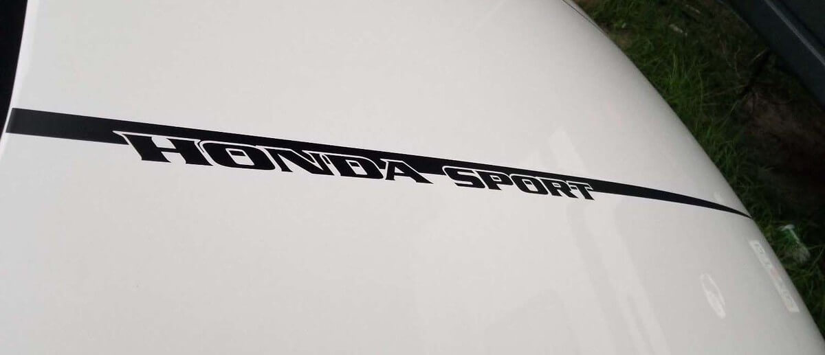 Honda Accord Sport 2018 Hood Stripes Vinyl Decal Car Vehicle Graphics Stickers