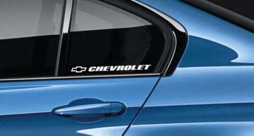 Chevrolet Sticker Decal Racing Amercian Chevrolet Chevy Truck SS Camaro Pair
