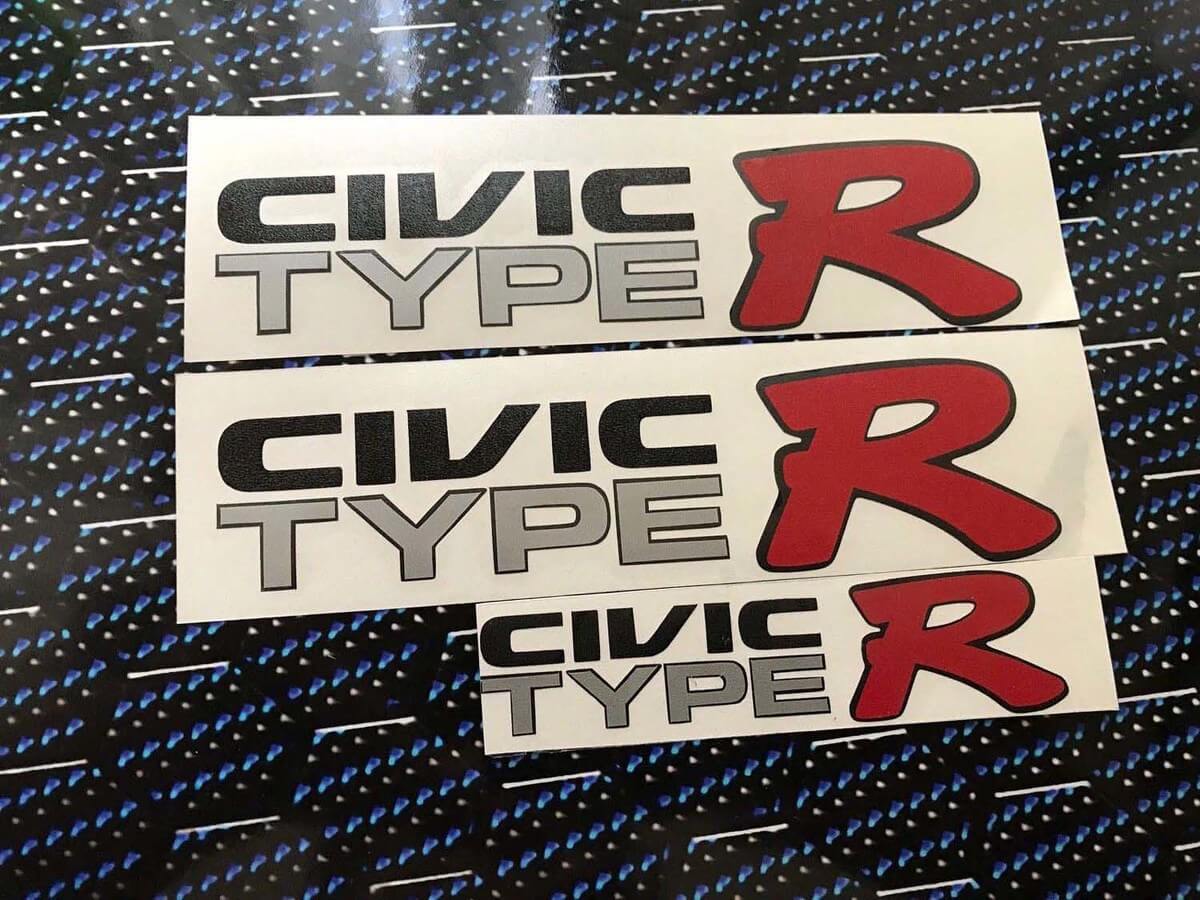 HONDA JAPAN CIVIC EK9 CIVIC TYPE R DECAL sticker JDM OEM size illest Ek hatch eg