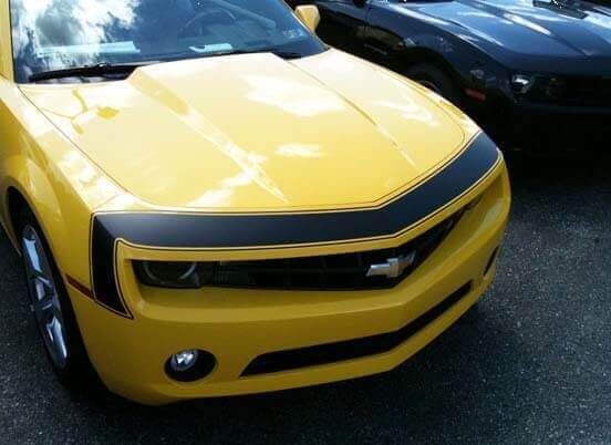 1967 SS New Style Front Nose Stripe Decals for 2010 - 2013 Chevrolet Camaro
