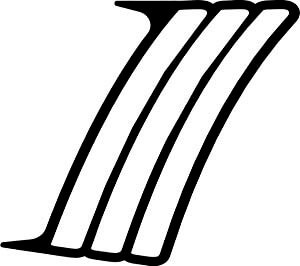 2010 - 2015 Chevrolet Camaro Rear Quarter Panel Outer Vent Accent Sticker Decal
