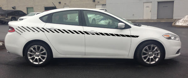 2013 and Up Dodge Dart Lower Bodyline Stripe Kit