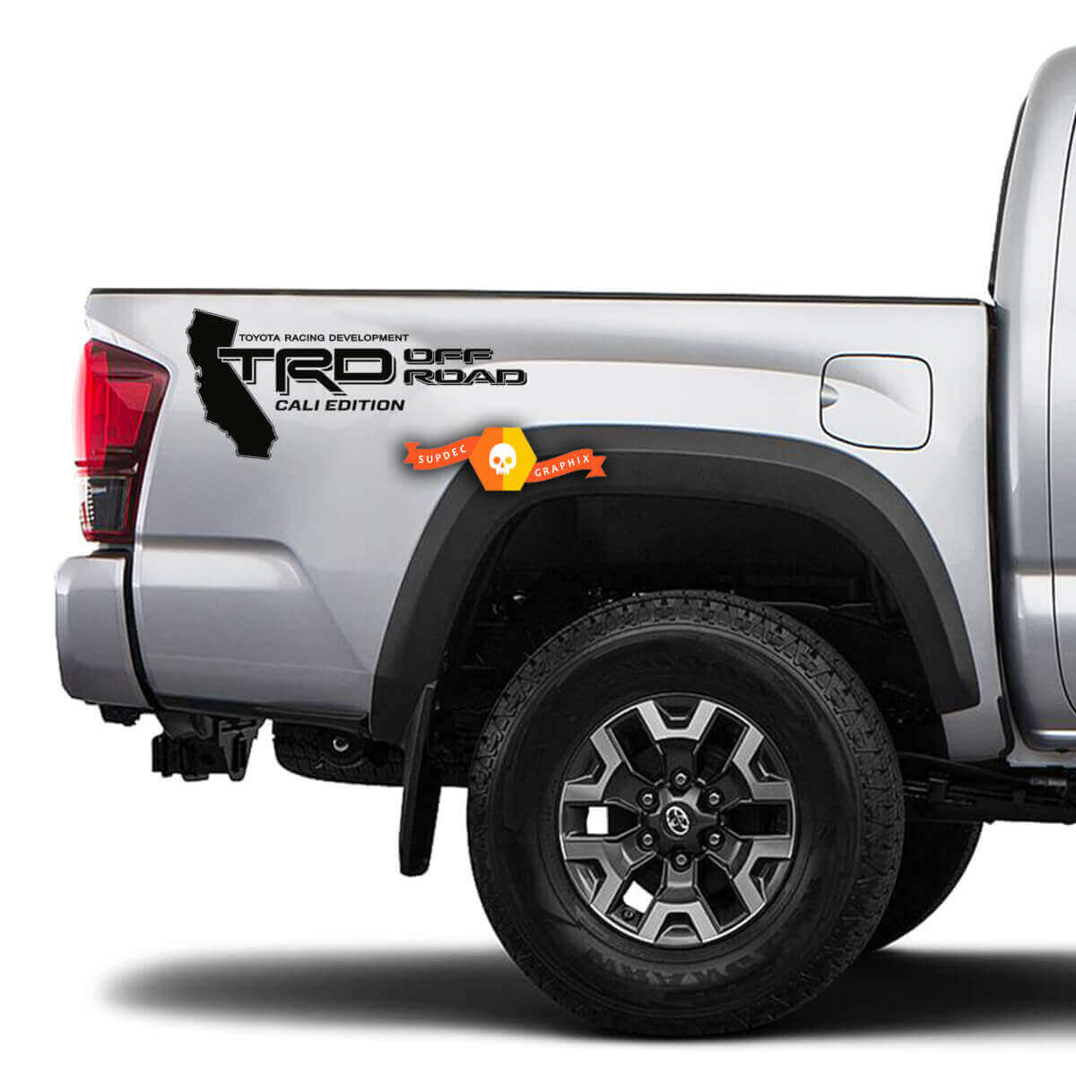 TRD Off Road Cali Edition Bedside Decal for Toyota Tacoma Tundra