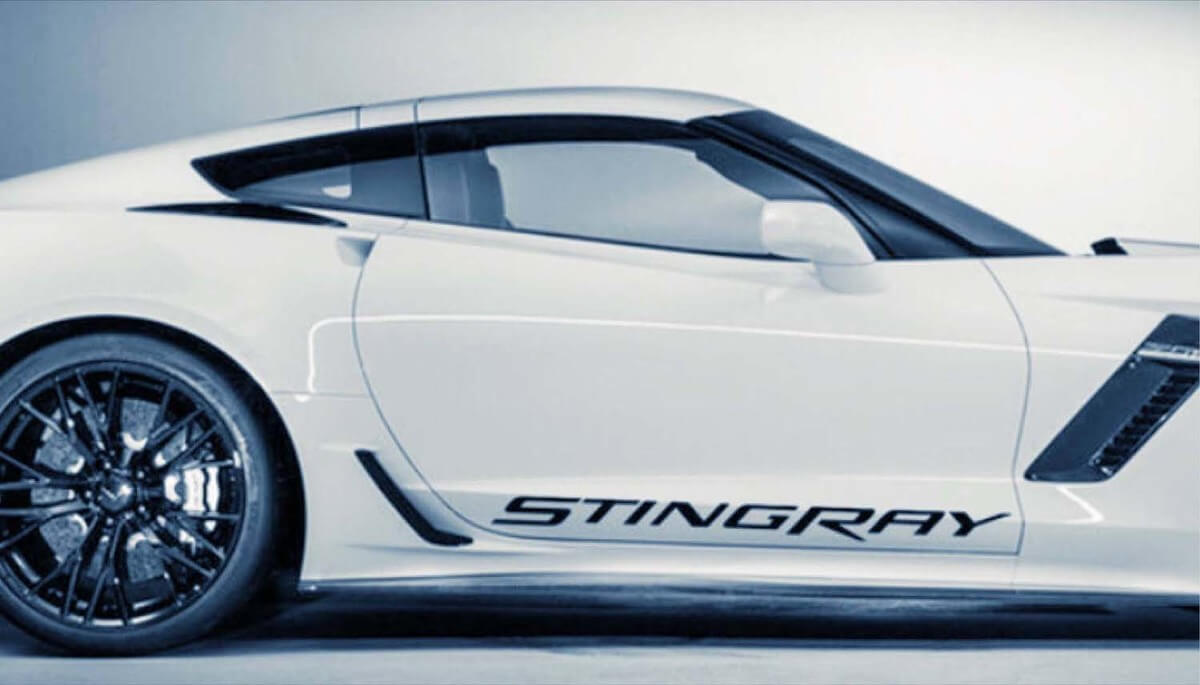 1950-2017 Chevrolet Corvette Stingray Z06 Windshield Door Body Undercarriage Sticker Decal New 1apC Z06
