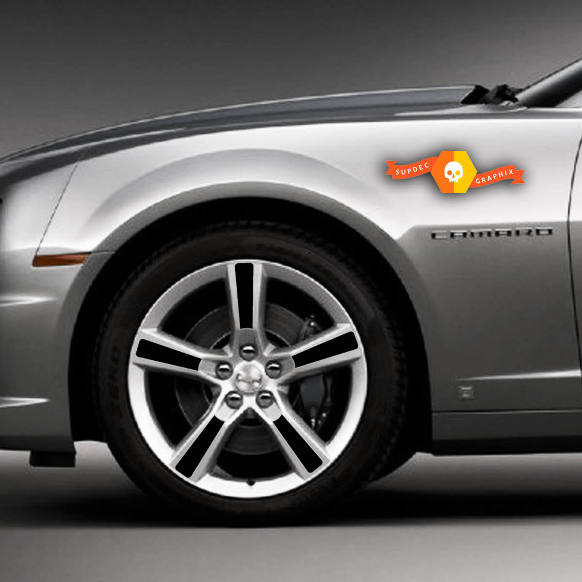 Chevrolet Camaro 2016-2018 Wheel Spokes Stickers Decals For 18