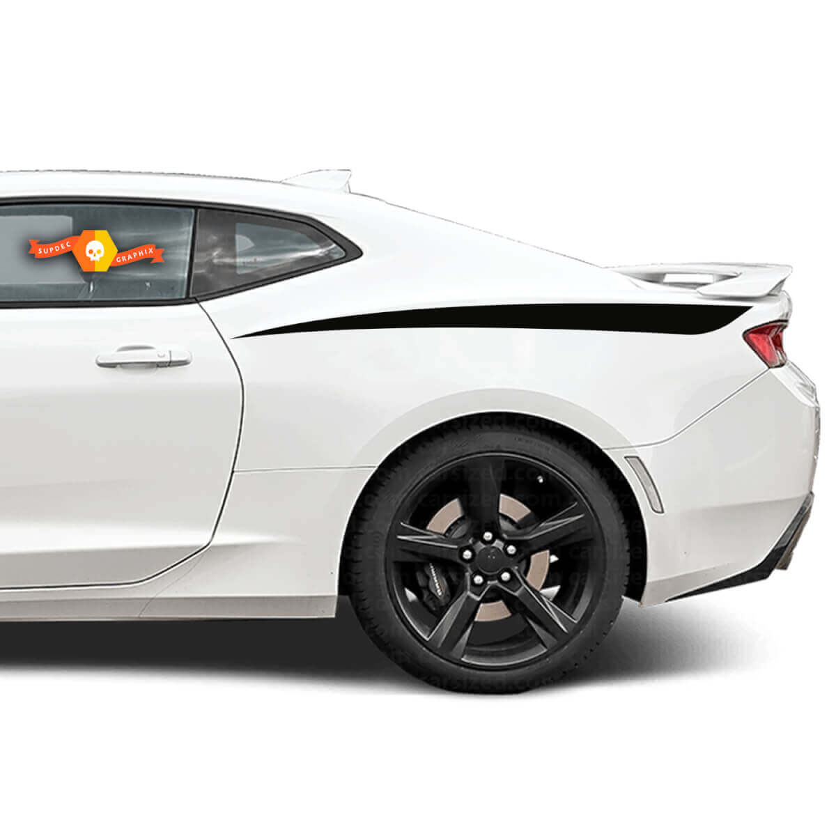 Chevrolet Camaro 2010- 2018 Rear Quarter Side Accent Sticker Decal Stripes
