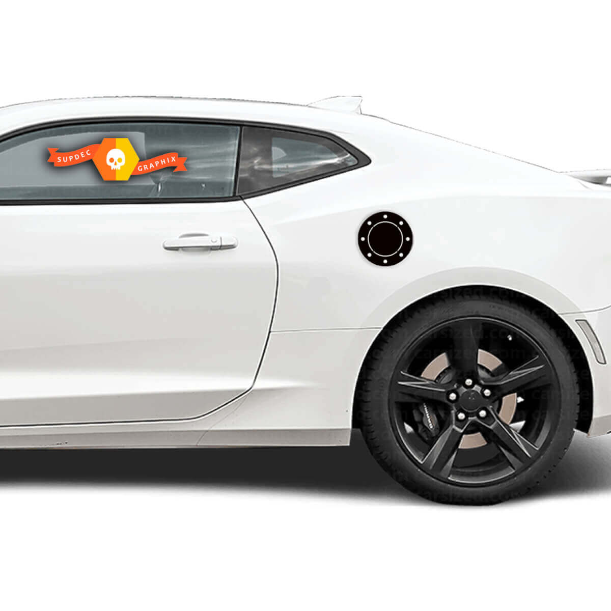 Chevrolet Camaro 2010-2020 Gas Tank Lid Door Overlay Sticker Decal
