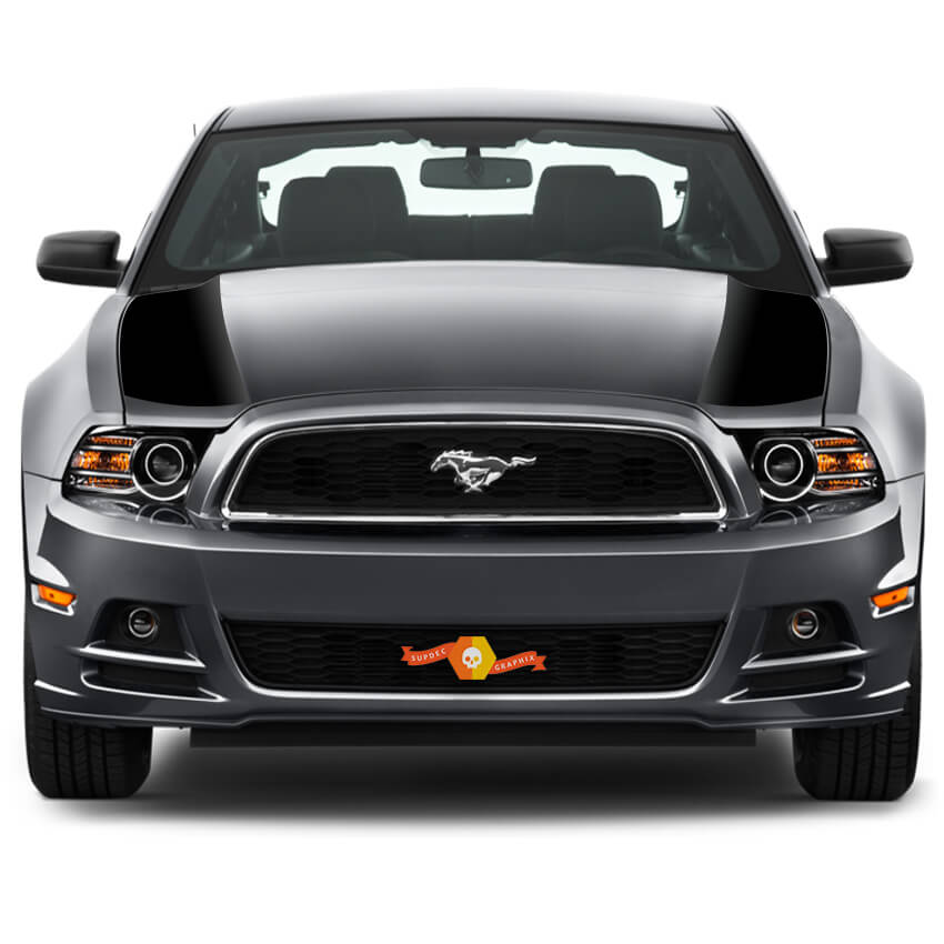 Hood Side Accent Stripes Vinyl Decals 2 for Ford Mustang 2013-2020