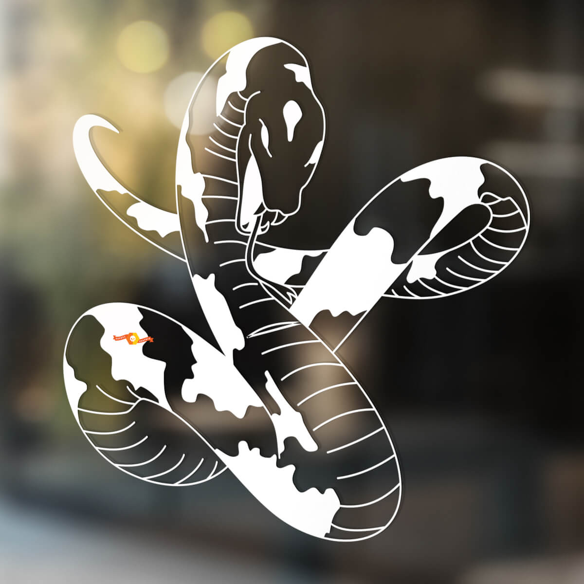Snake Vinyl Art Wall  Window Bathroom Sticker Decal removable#12